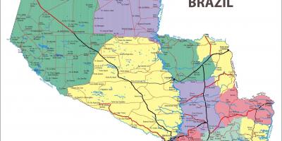 El mapa de Paraguai